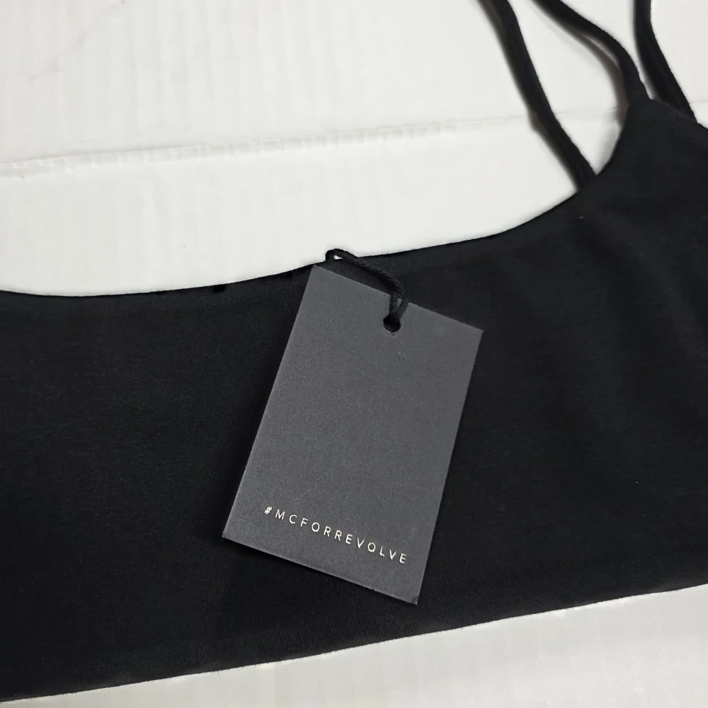 MICHAEL COSTELLOAmira Crop Top In Black - Picture 10 of 13